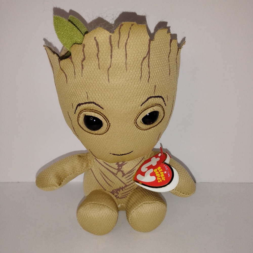 Ty Beanie Babies Marvel Guardians Of The Galaxy Baby Groot 7 inch Stuffed Animal